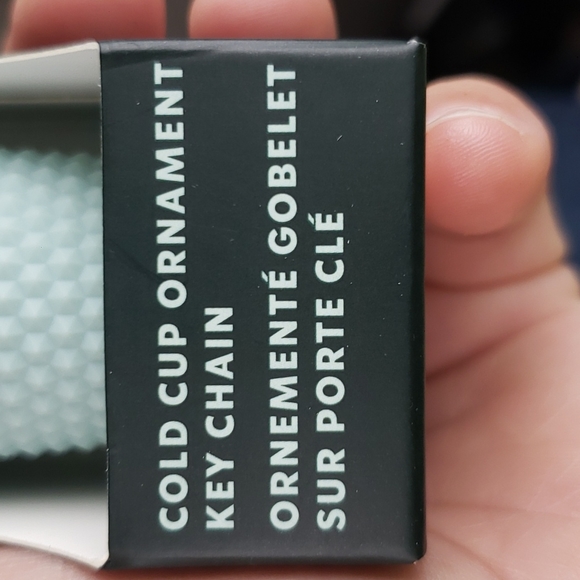 Starbucks Studded Cold Cup Tumbler Ornament Keychain Mint Green 2021 - Picture 3 of 4